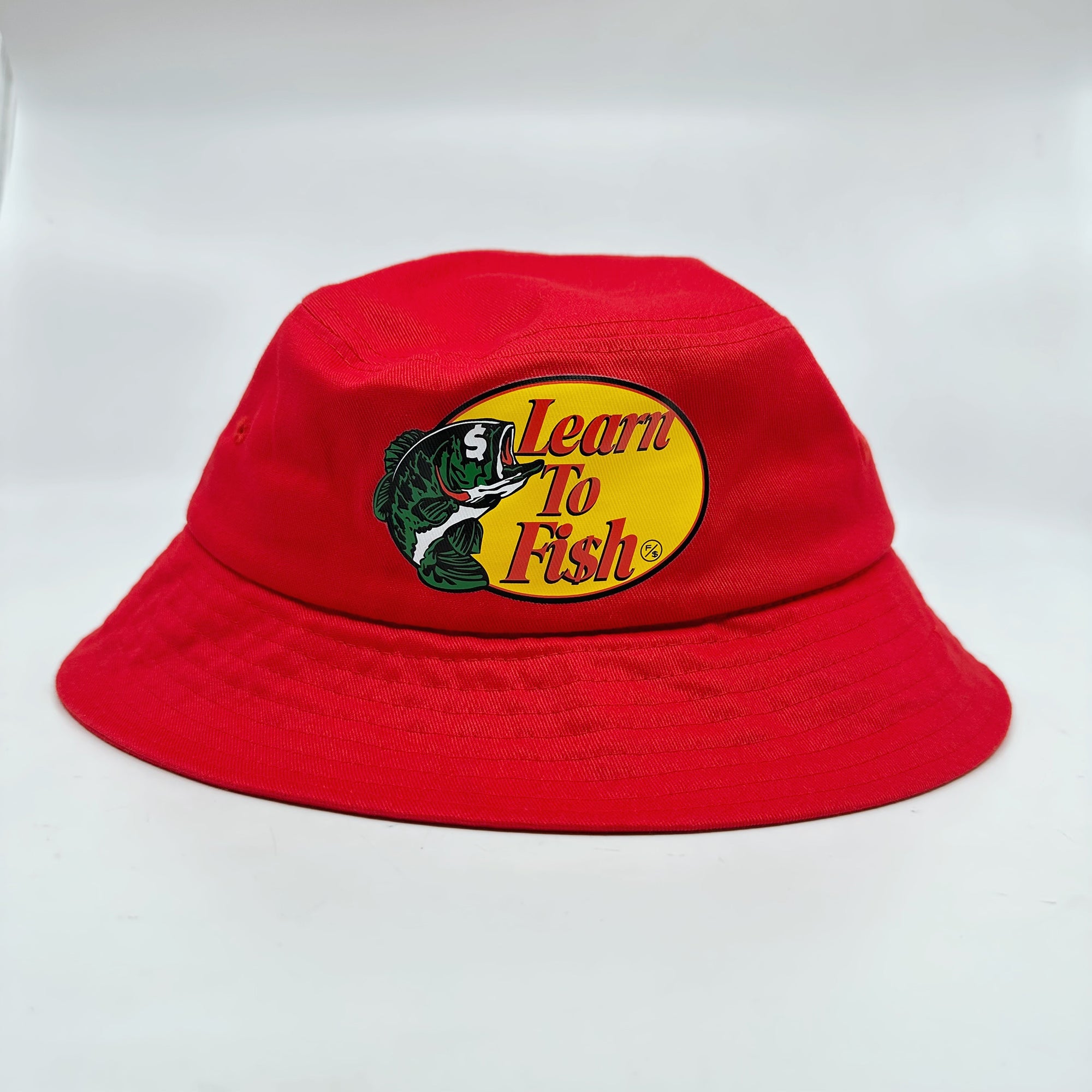 Learn To Fish: Bucket Hat (Red) – Fly Supply Co