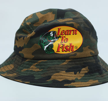 Learn To Fish: Bucket Hat (Camo)