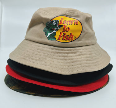 Learn To Fish: Bucket Hat (Cream)