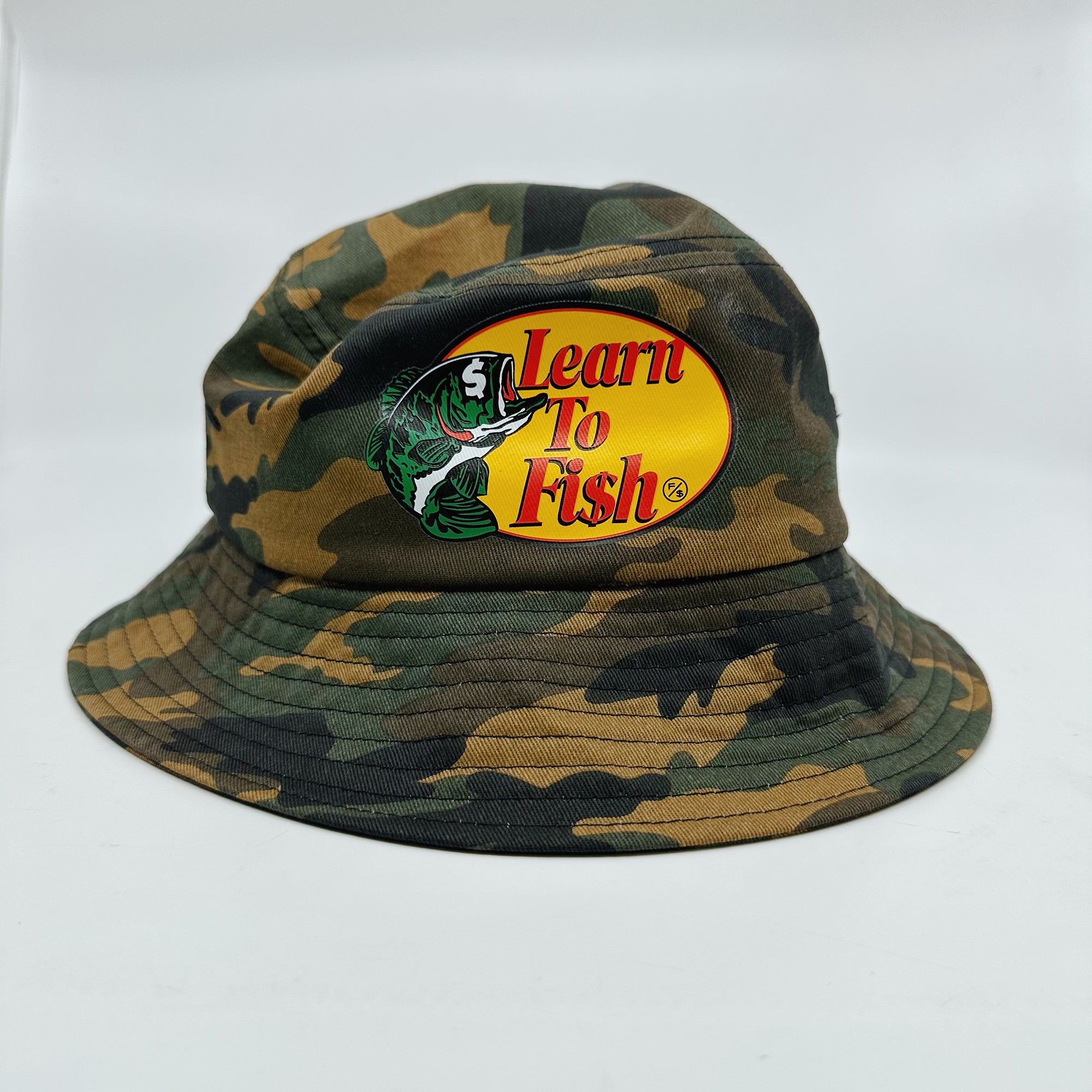Liquor Brand Fishing Hat Camouflage Bucket Hat Fishing Hat unisex