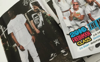 Fly Supply Clothing‬ between the pages of the latest ‪‎XXL Magazine‬ '2016 Freshmen Class Issue'.