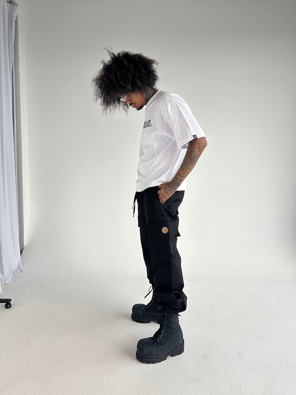 LMAO (White - Oversize Crop)