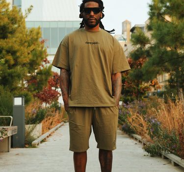 Dues Paid (Military Green - Shorts)