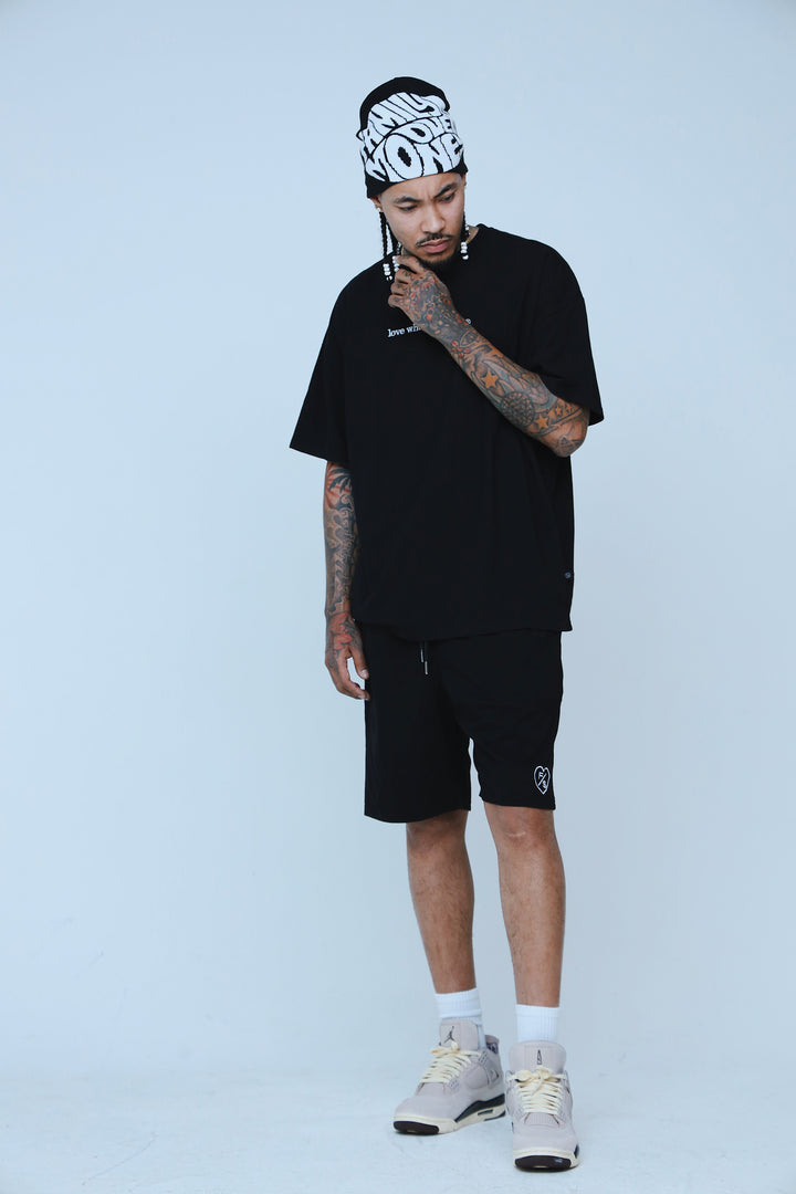 Love Who Loves You (Black - Shorts)