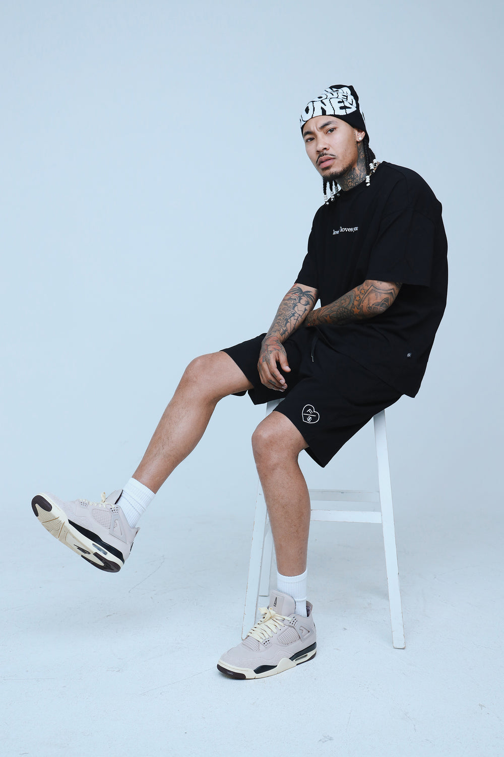 Love Who Loves You (Black - Shorts)