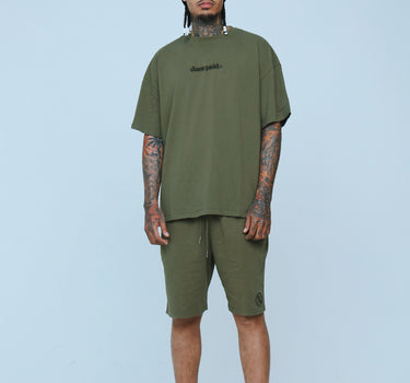 Dues Paid (Military Green - Oversize Shirt)