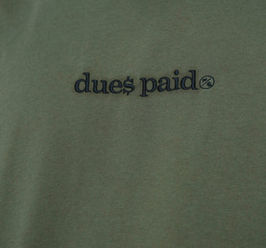 Dues Paid (Military Green - Oversize Shirt)