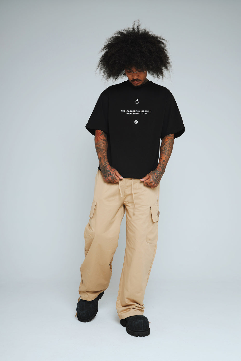 City Baggy Cargo Pants (Khaki)