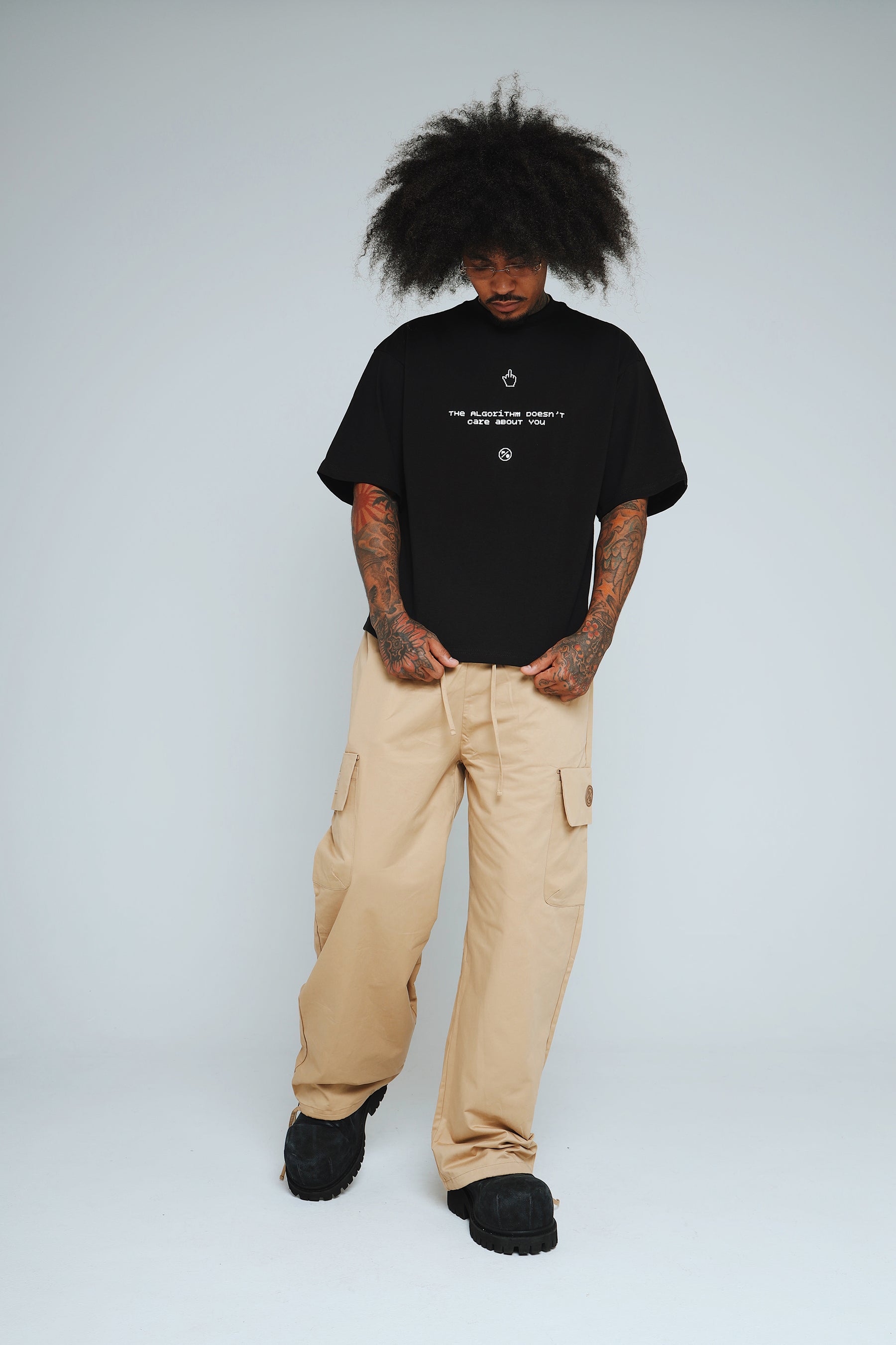 Algorithm (Black - Oversize Crop)