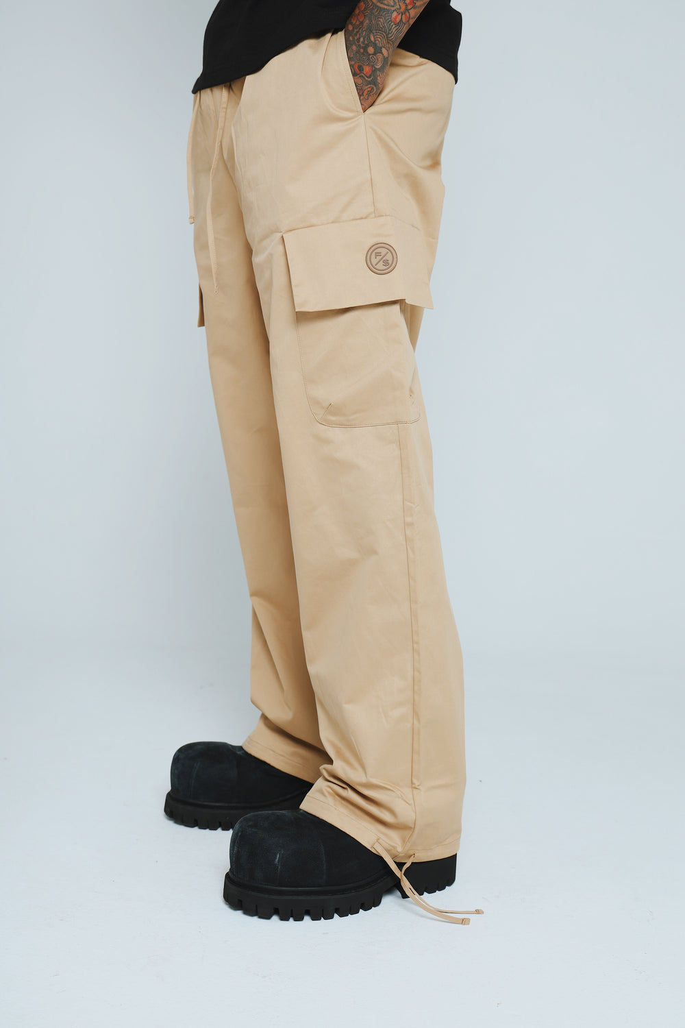 City Baggy Cargo Pants (Khaki)