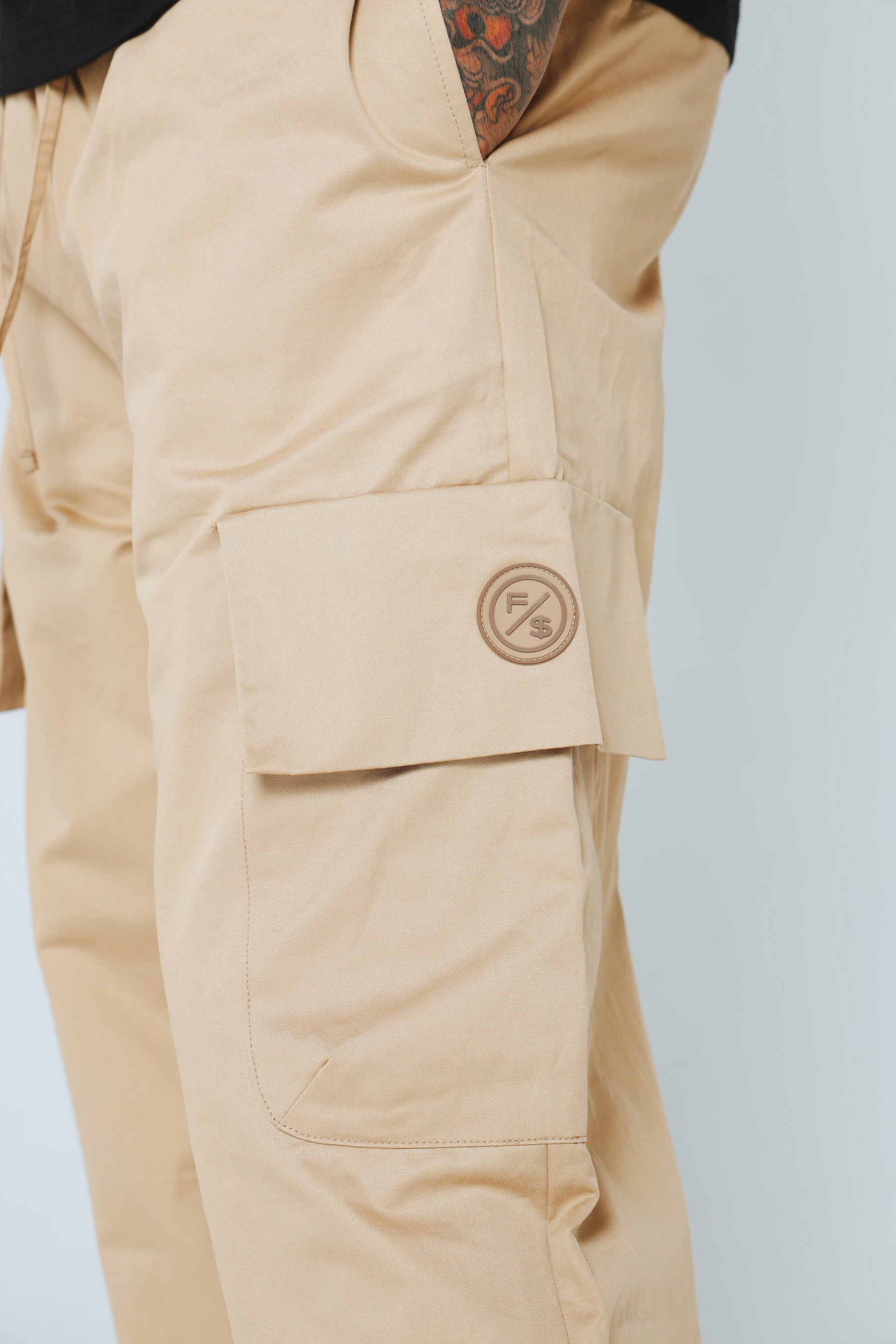 City Baggy Cargo Pants (Khaki)