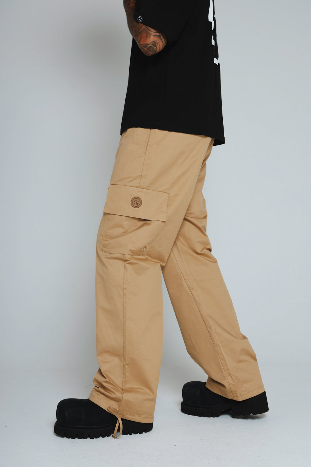 City Baggy Cargo Pants (Khaki)
