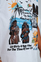 Passport Bros (White - Oversize Crop)