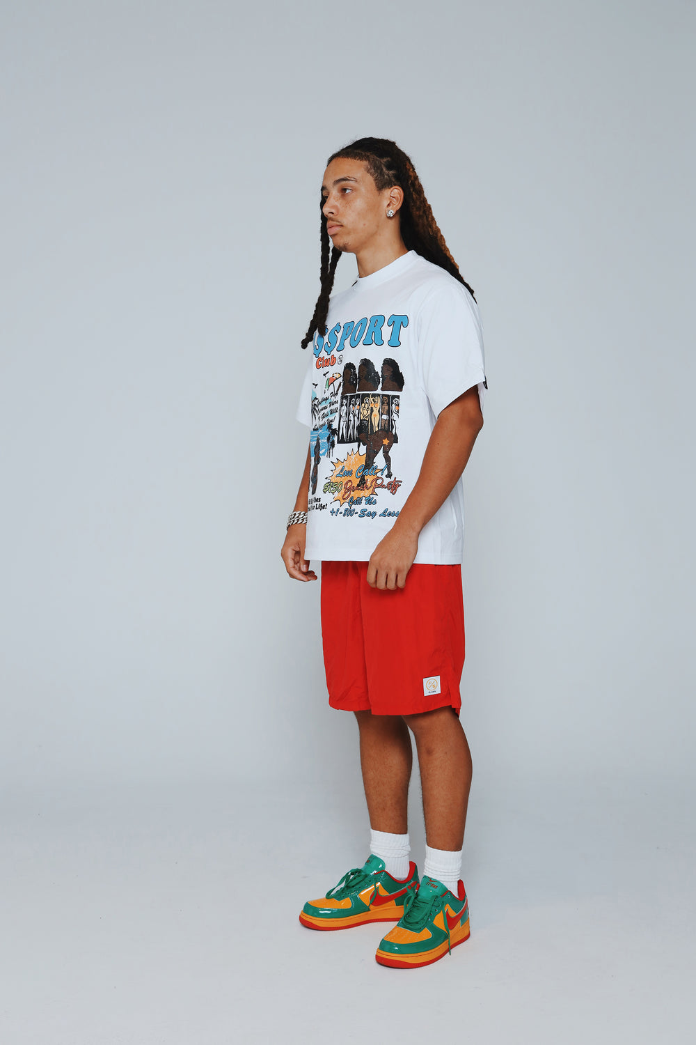 Passport Bros (White - Oversize Crop)