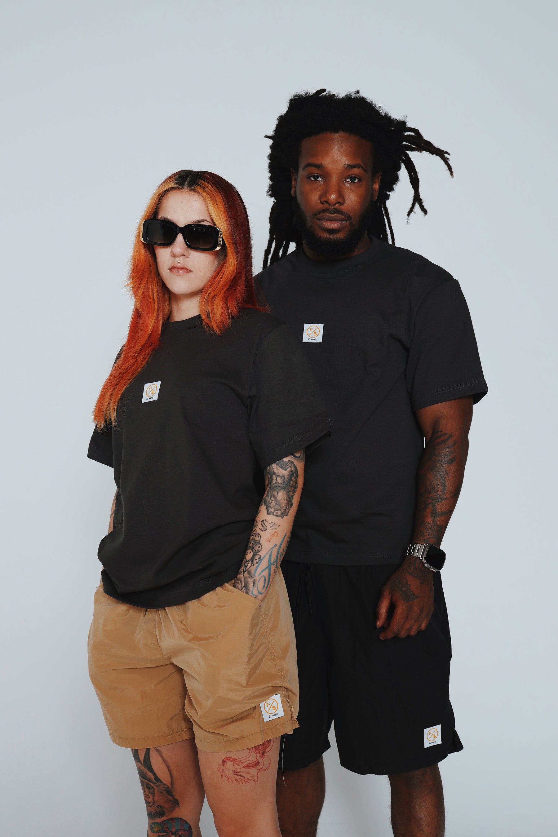 Patch Work Tee (Black - Oversize)