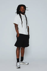 Patch Work Tee (Off White - Oversize)