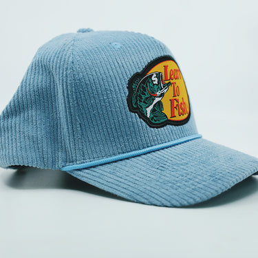 Learn To Fish: Trucker Hat (Corduroy)