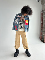 Stop Polluting (Off White - Oversize Crop)