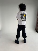 LMAO (White - Oversize Crop)