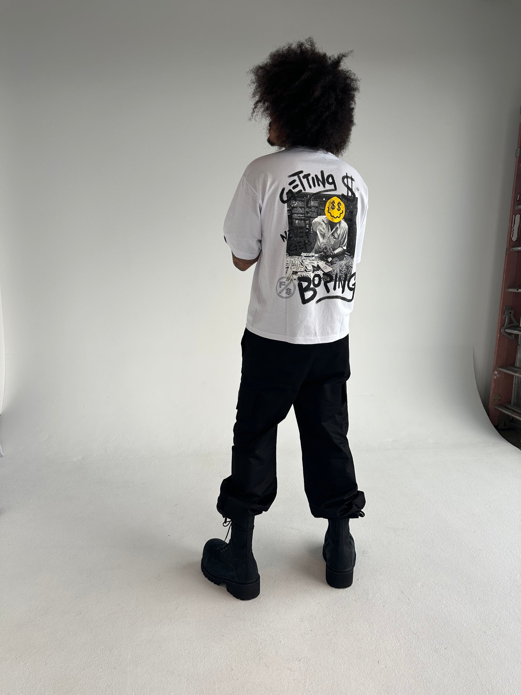 LMAO (White - Oversize Crop)