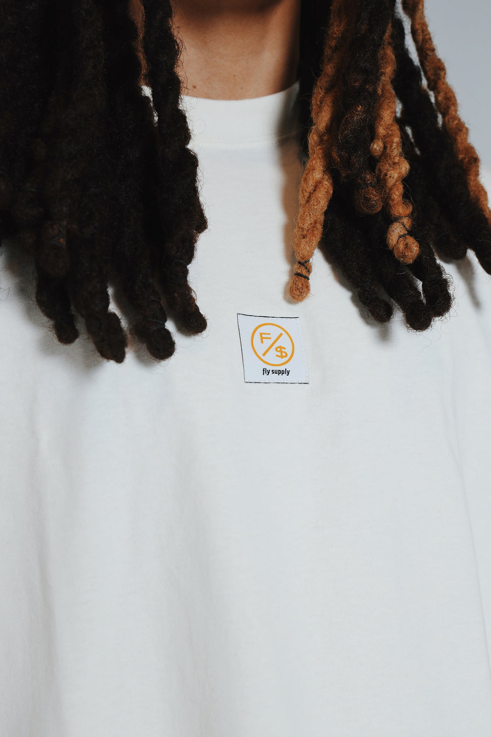 Patch Work Tee (Off White - Oversize)