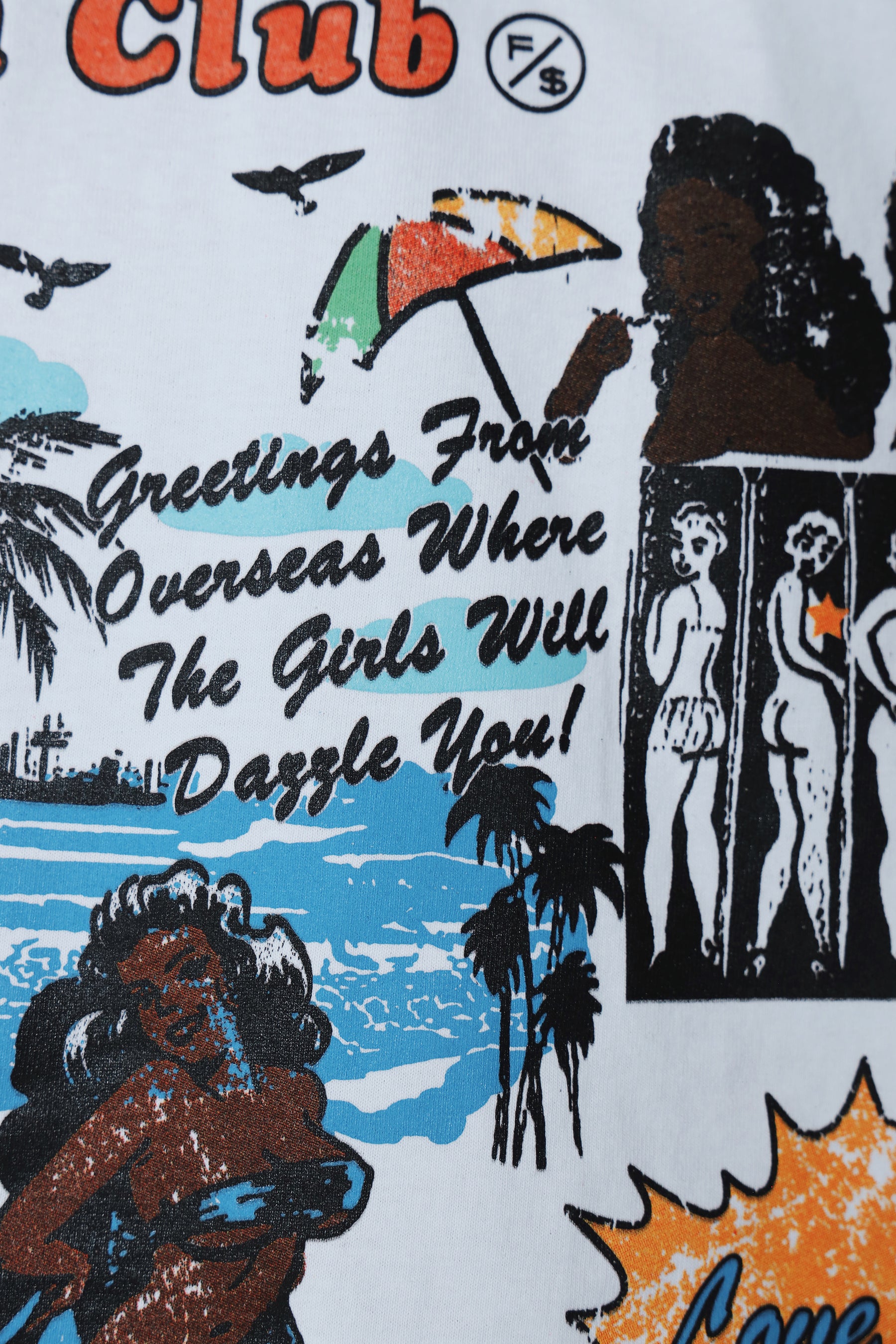 Passport Bros (White - Oversize Crop)