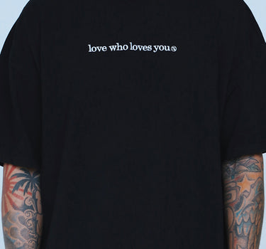 Love Who Loves You (Black - Oversize Shirt)