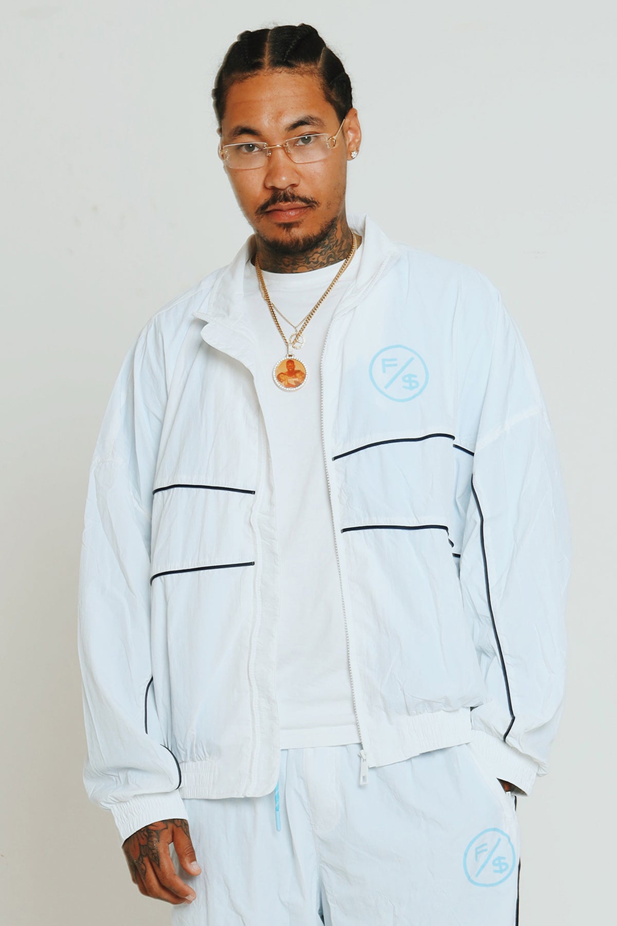 MOTION Nylon Jacket (White) – Fly Supply Co