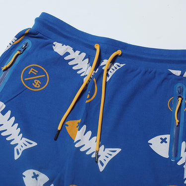Fishscale Shorts (Blue)