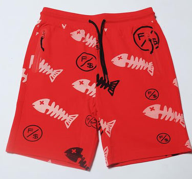Fishscale Shorts (Red)