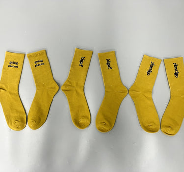 Word Play Socks - 3PK (available in 3 colors)