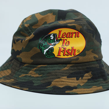 Learn To Fish: Bucket Hat (Camo)