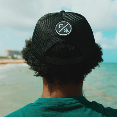 Learn To Fish: Trucker Hat (Black)
