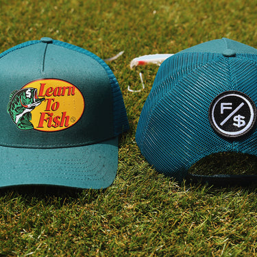 Learn To Fish: Trucker Hat (Green)