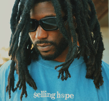Dream Out Loud: "Hope Not Dope" Tee (Blue)