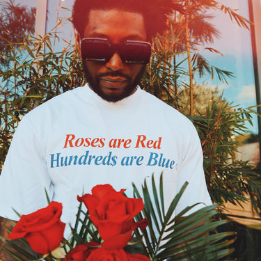 Hundreds Are Blue (White - Oversize)