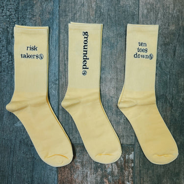 Word Play Socks - 3PK (available in 4 colors)