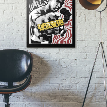 Radio Ali Mounted Canvas